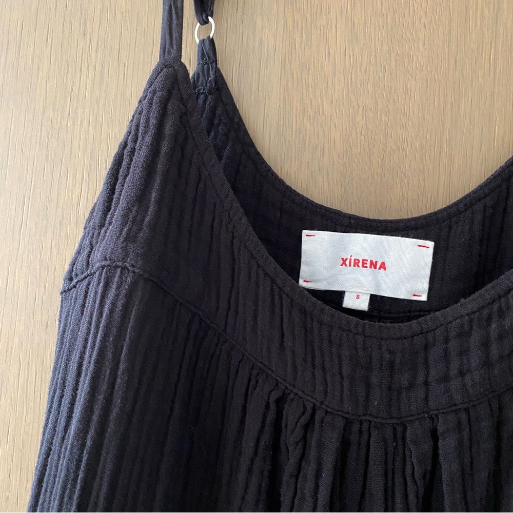 XiRENA Black Sleeveless Drawstring Jumpsuit - Picture 4 of 9